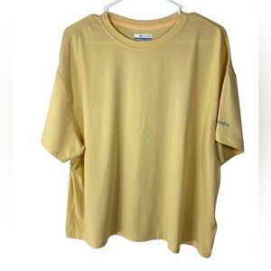 Columbia Women’s XL Sunkissed (yellow) Sporty short sleeve boundless tee shirt